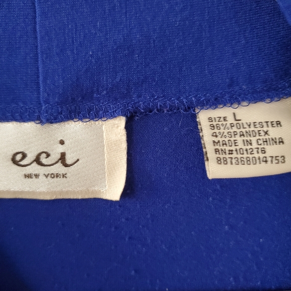 eci New York Blouse Size Large - Picture 3 of 3